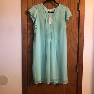 Charming Charlie Aqua Dress M 0132